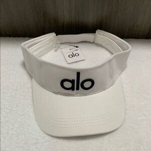 ALO Yoga Classic White Visor hat